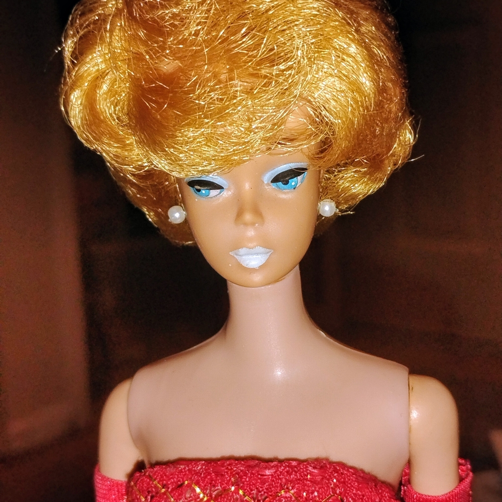 Mattel Doll with Golden Hair and Red Outfit